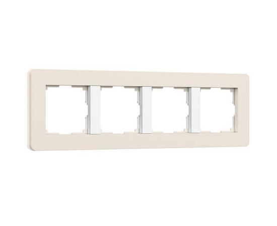 Рамка Werkel Split на 4 поста айвори/белый W0043066 4690389206092