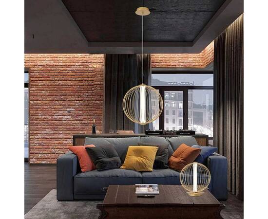 Подвесной светильник Crystal Lux SYNC SP18W LED GOLD, изображение 3