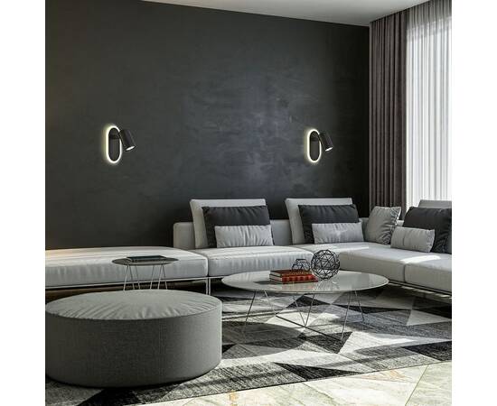 Светодиодный спот Escada Omega 10222/2LED Black, изображение 2