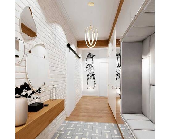 Подвесной светильник Crystal Lux PERA SP50W LED GOLD, изображение 2