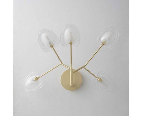 Бра Crystal Lux SOLE AP5 GOLD, изображение 2