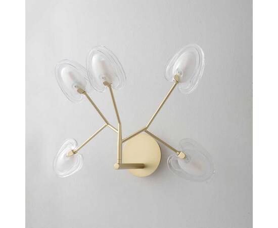 Бра Crystal Lux SOLE AP5 GOLD, изображение 4