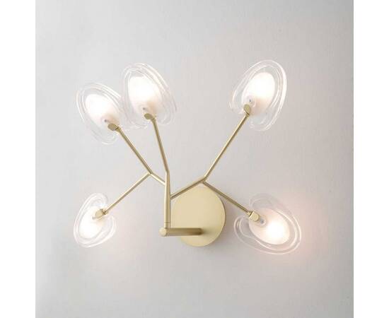 Бра Crystal Lux SOLE AP5 GOLD, изображение 5