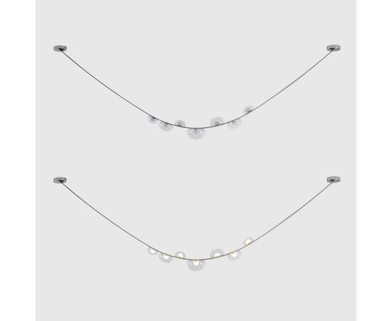 Подвесной светильник Crystal Lux BOSQUE SP7 L3000 GREY/TRANSPARENT, изображение 3