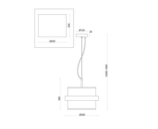 Подвесной светильник Freya Bride FR5367PL-01BS, изображение 2
