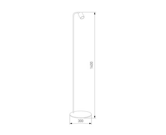 Торшер TK Lighting 5489 Logan Black, изображение 2