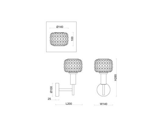 Бра Freya Fero FR5366WL-01BS, изображение 2