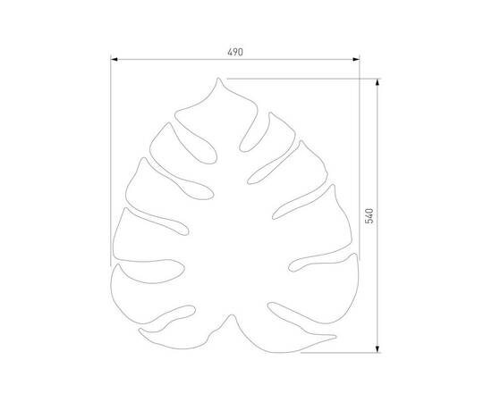 Настенный светильник TK Lighting 5822 Monstera, изображение 2