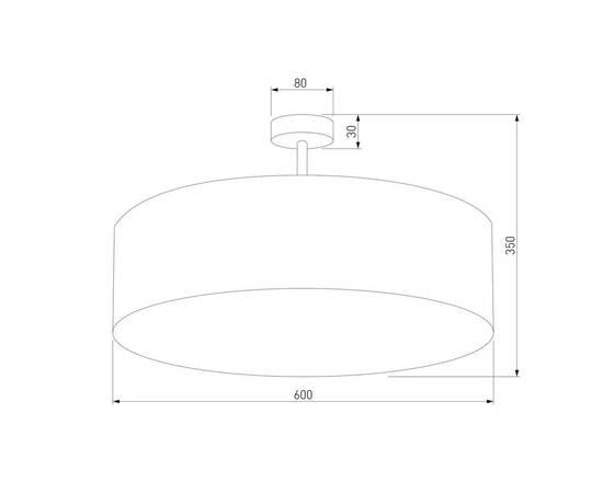 Потолочный светильник TK Lighting 6248 Rondo Linen, изображение 2