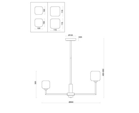 Подвесная люстра Freya Tender FR5373CL-06BS, изображение 2