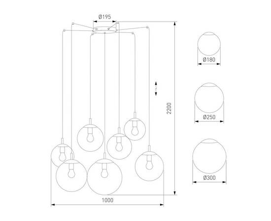 Подвесная люстра TK Lighting 4794 Esme, изображение 2