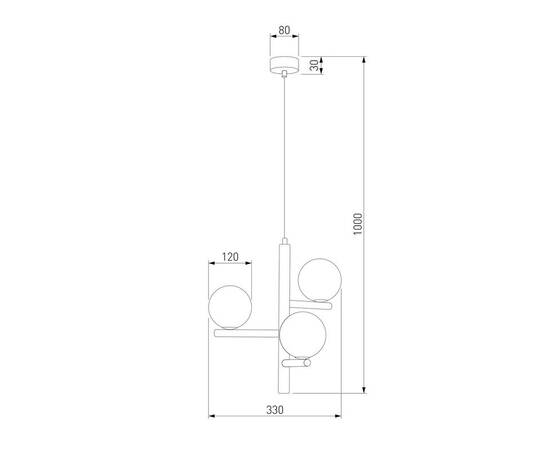 Подвесная люстра TK Lighting 10271 Estera Wood, изображение 2