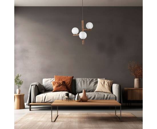 Подвесная люстра TK Lighting 10271 Estera Wood, изображение 3