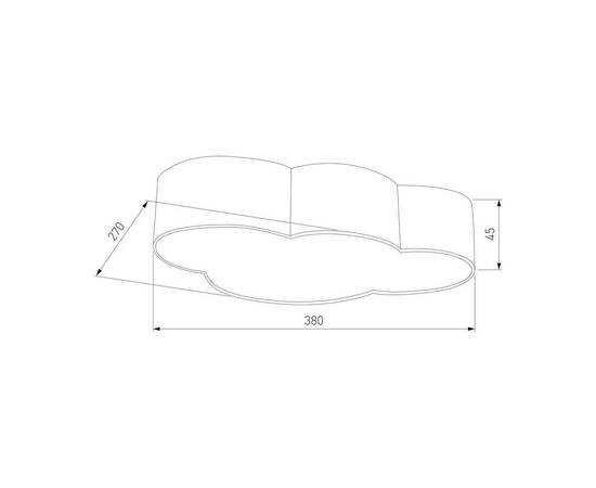 Настенный светильник TK Lighting 4964 Cloud, изображение 2