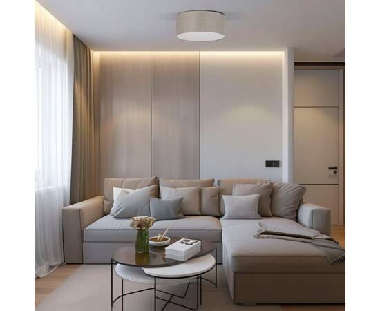 Потолочный светильник TK Lighting 5636 Rondo Linen, изображение 4