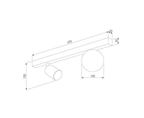 Потолочная люстра TK Lighting 10000 Vox, изображение 2