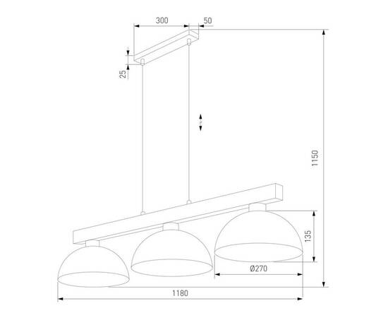 Подвесной светильник TK Lighting 4710 Oslo, изображение 2