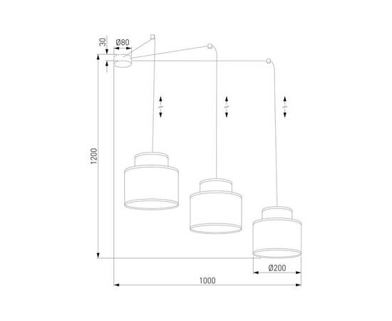 Подвесная люстра TK Lighting 2345 Duo, изображение 2
