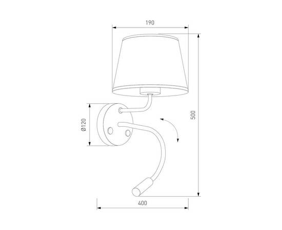 Бра TK Lighting 10080 Maja, изображение 2