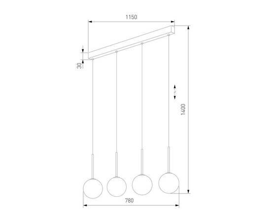 Подвесной светильник TK Lighting 4503 Martin, изображение 2