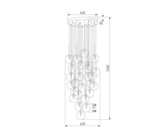 Подвесная люстра TK Lighting 10099 Nilos, изображение 2