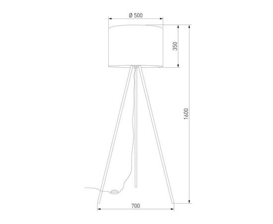Торшер TK Lighting 16036 Umberto, изображение 2