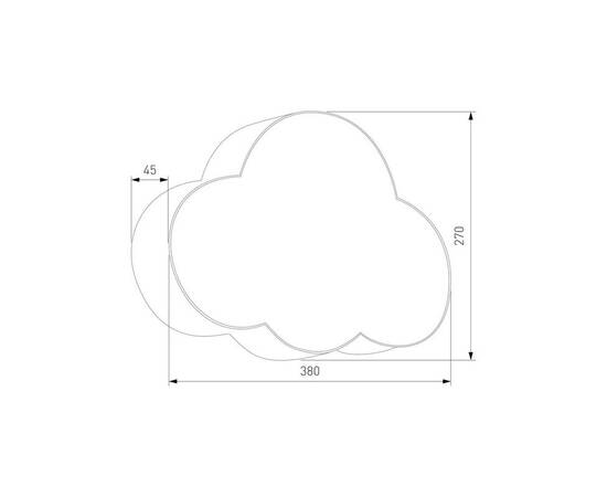 Настенный светильник TK Lighting 4966 Cloud, изображение 2