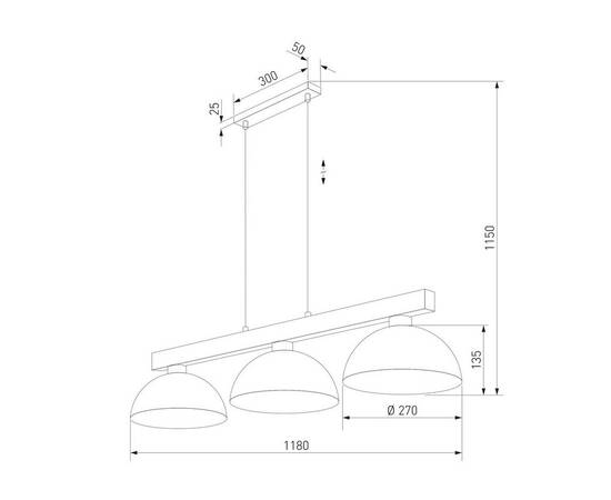 Подвесной светильник TK Lighting 4712 Oslo, изображение 2