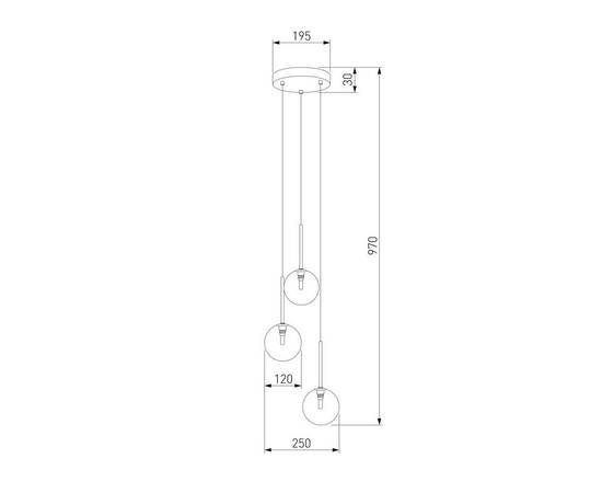 Подвесная люстра TK Lighting 5942 Nilos, изображение 2