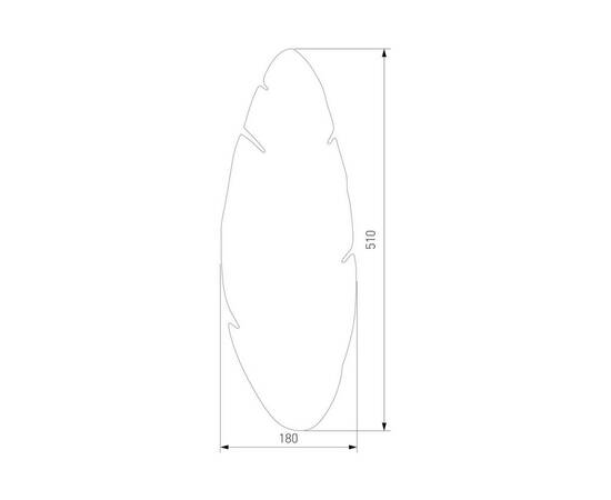 Настенный светильник TK Lighting 4678 Hoja Wood, изображение 2