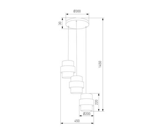 Подвесная люстра TK Lighting 6098 Calisto, изображение 2