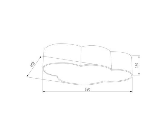 Настенный светильник TK Lighting 6072 Cloud, изображение 2