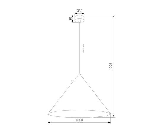 Подвесной светильник TK Lighting 10087 Cono, изображение 2
