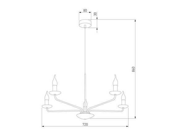 Подвесная люстра TK Lighting 4612 Limal, изображение 2