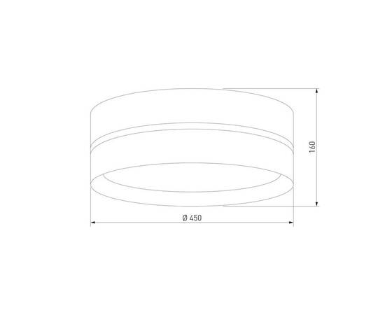Потолочный светильник TK Lighting 6577 Linobianco, изображение 2