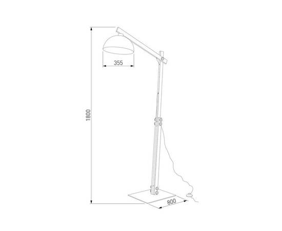 Торшер TK Lighting 5582 Oslo, изображение 2