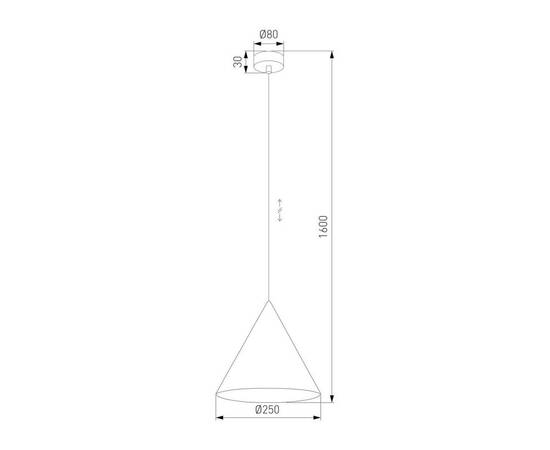 Подвесной светильник TK Lighting 6651 Cono, изображение 2