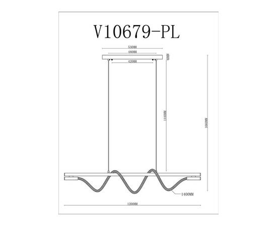 Подвесной светодиодный светильник Moderli True V10679-PL, изображение 2