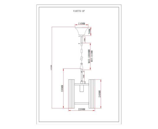 Подвесной светильник Moderli Monte V10775-1P, изображение 2