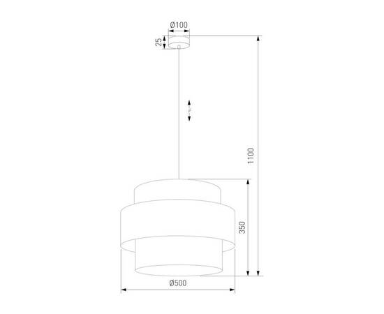 Подвесной светильник TK Lighting 5402 Calisto, изображение 2