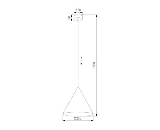 Подвесной светильник TK Lighting 10066 Cono, изображение 2