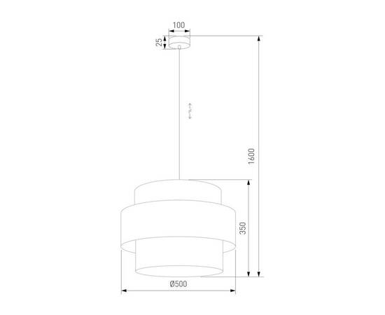 Подвесной светильник TK Lighting 5419 Calisto, изображение 2