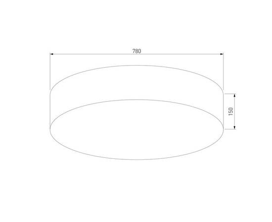 Потолочный светильник TK Lighting 5638 Rondo Linen, изображение 2
