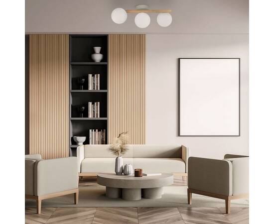 Потолочная люстра TK Lighting 5768 Estera Wood, изображение 4