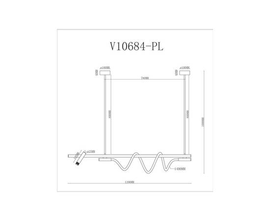Подвесной светодиодный светильник Moderli True V10684-PL, изображение 2