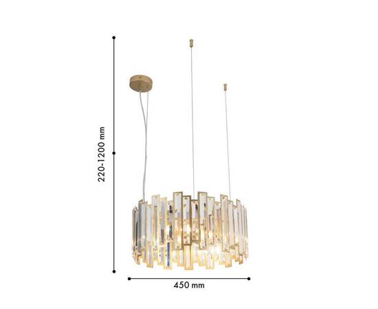Подвесная люстра F-Promo Steg 4484-4P, изображение 2