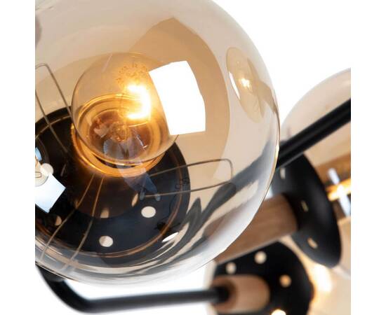 Потолочная люстра Arte Lamp Oxford A2716PL-8BK, изображение 2