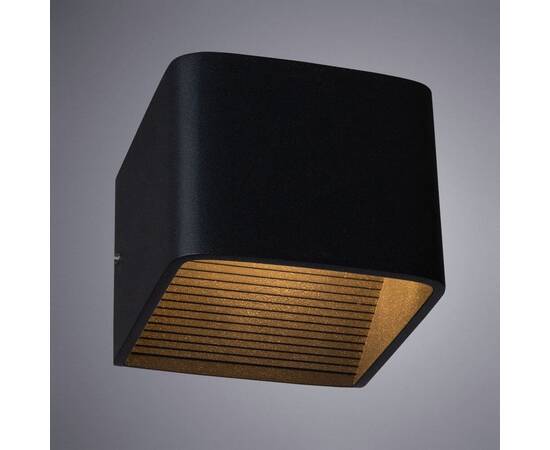 Настенный светодиодный светильник Arte Lamp Scatola A1423AP-1BK, изображение 2
