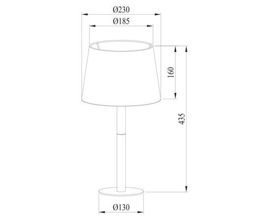 Настольная лампа Arte Lamp Connor A2102LT-1WH, изображение 2