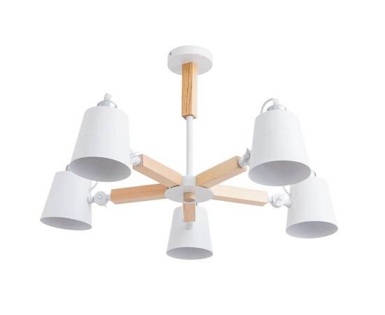 Потолочная люстра Arte Lamp A7141PL-5WH, изображение 4